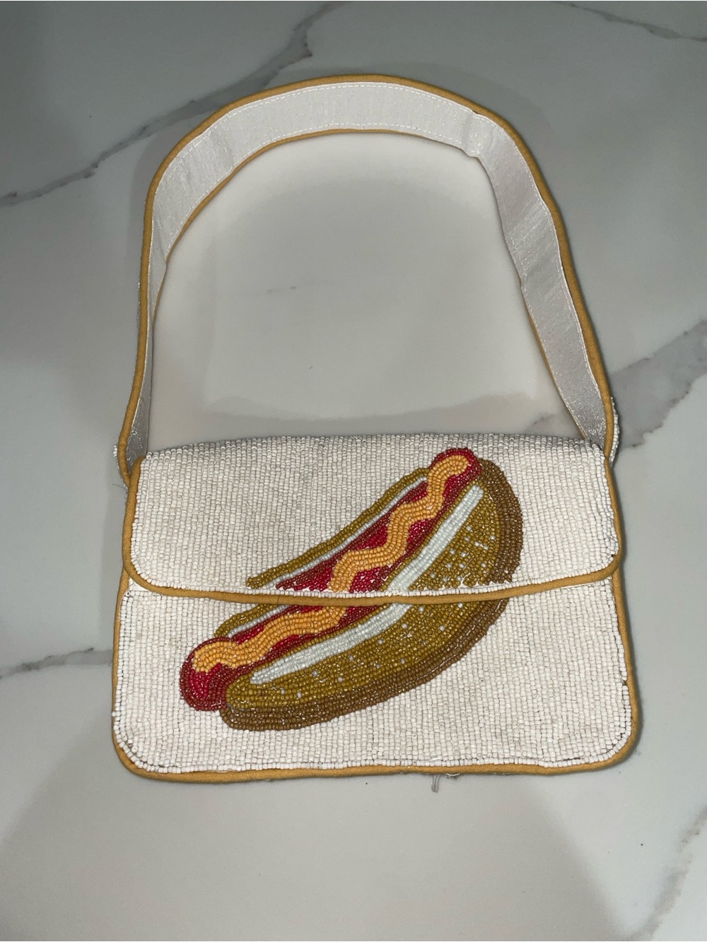 Beaded Hot Dog Bag